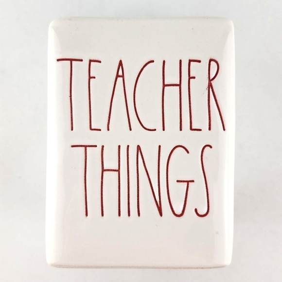 Rae  Dunn Artisan Pens Pencils Stationary Holder TEACHER THINGS - Picture 9 of 11